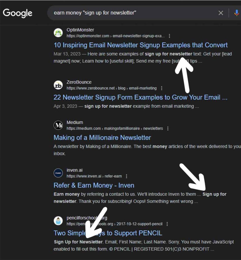 Search Engine rank