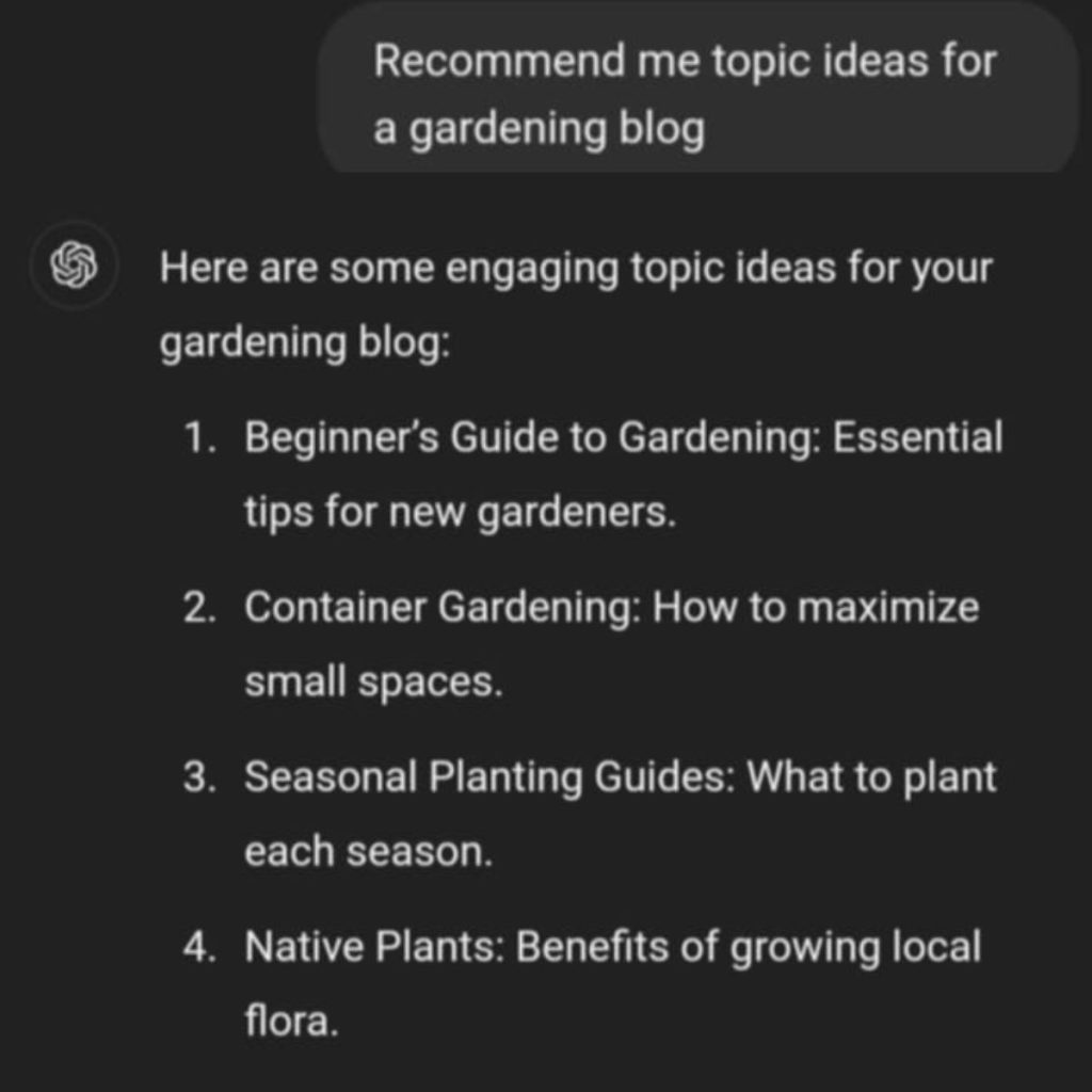 chatgpt content plan