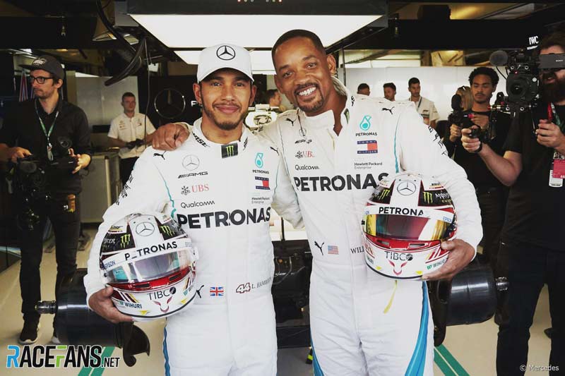 Glimpses of the Past: F1 and A-List Celebrities